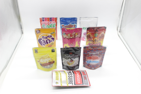 Купить ПЭТ глянцевые мешки для травы Mylar без запаха с детскими решетками online manufacture