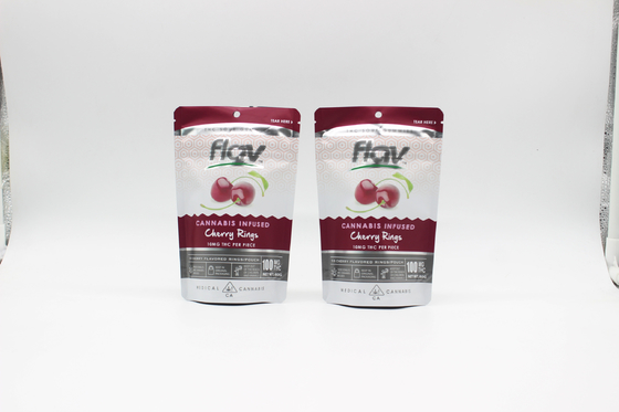 Купить Специализированная съедобная сумка Mylar Gummy Candy Food Packaging с отверстием для ручки online manufacture