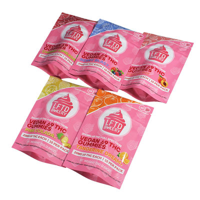 Купить Запахоустойчивый Ziplock Mylar Торбики для хранения продуктов питания Цифровое печать 14г Для резинки Конфеты Сахар online manufacture
