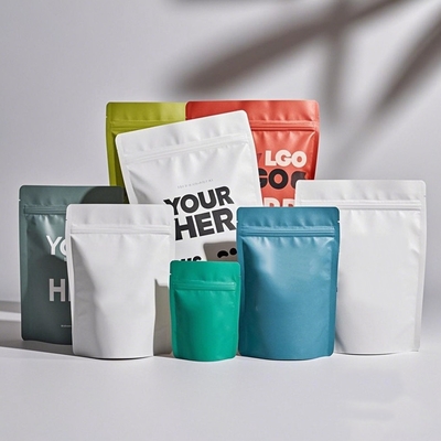 Купить Custom Printed Stand Up Zipper Pouches for Food Packaging MOQ 1000pcs online manufacture