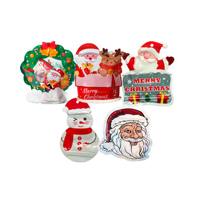 Купить Настройка на заказ размер влагостойкость гравировка печать стоять вверх мешок рюкзак для рождественской конфеты упаковки online manufacture