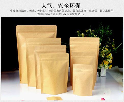 Купить Биоразлагаемые Kraft Stand Up Pouches online manufacture