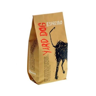 Купить Напечатанный на заказ Stand Up Pouch Coffee Bag Flat Bottom Coffee Packaging Bag Pouch с молниеносной решеткой online manufacture