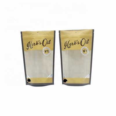 Купить OEM Просмотр через пакеты гравировки печатный Kraft бумажный пакет с прозрачным окном online manufacture