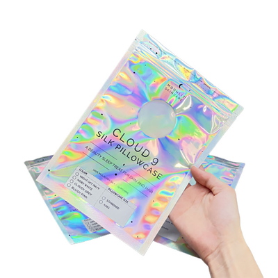 Пластиковые сумка уплотнения сумок 3 Mylar голографические бортовая с ясным окном