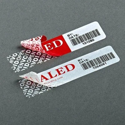 Специализированные защитные этикетки, не подвергающиеся подделку, горячее расплавление, медовое пятно, уничтожение клея