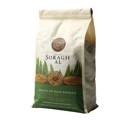 Экологически чистые печатные стольные чайные пакеты 500 г 1 кг Kraft Paper Recyclable Tea Bags Biodegradable Paper Bag