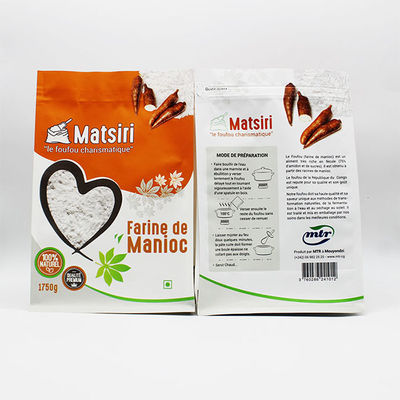 Гравюра Печатная тепловая печать Ziplockk мешки Stock Stand Up Pouches HACCP