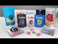 Сумка Mylar с печеньями окна упаковывая мешки сумки раговорного жанра для цветка засорителя