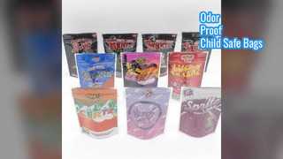 Майларовые сумки с защитой от запаха, сумка на молнии с защитой от детей